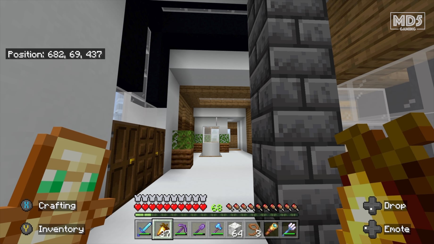 Modern Minecraft Home Interior