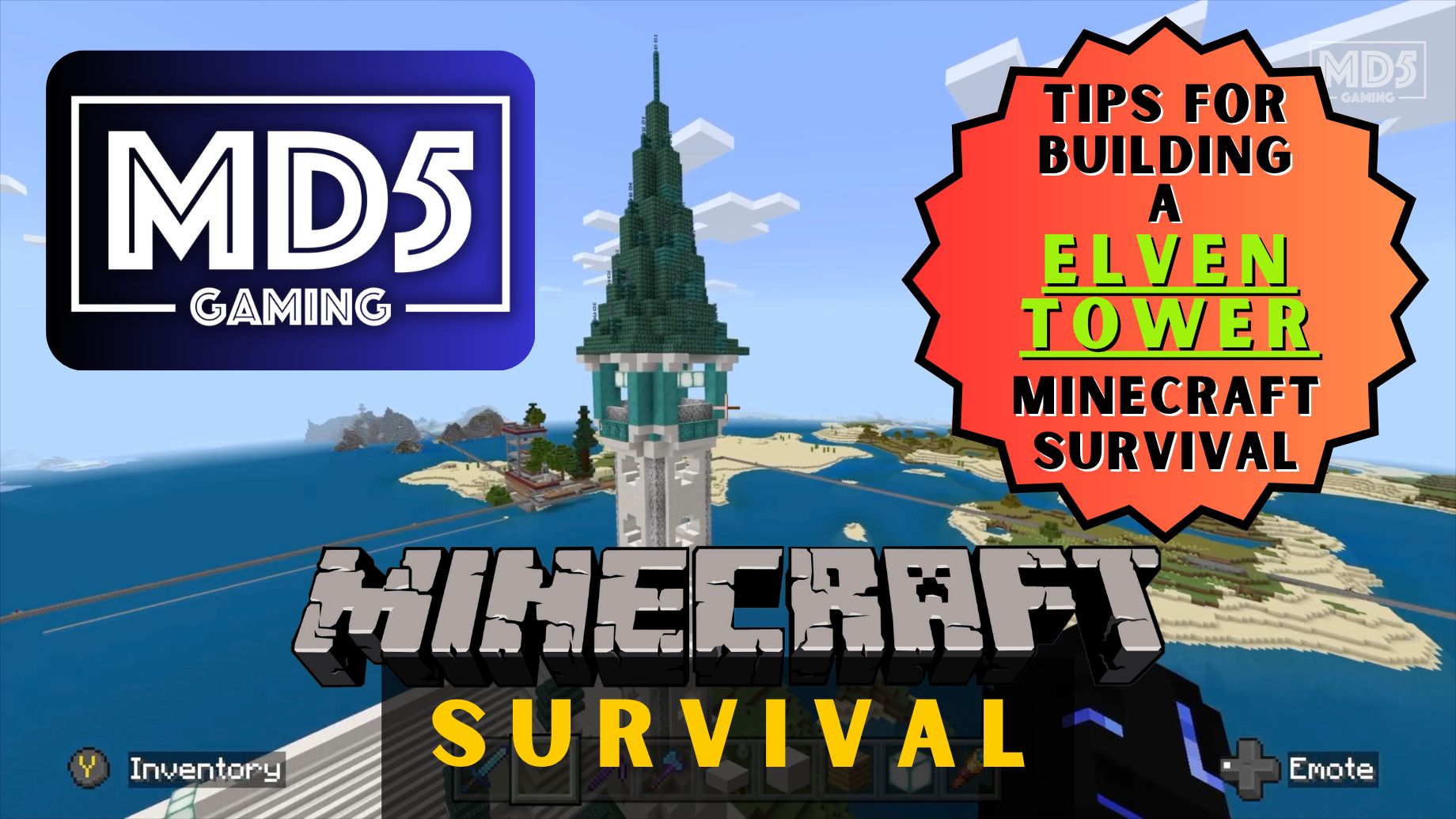 Tips For Building An Elven Tower In Minecraft Survival