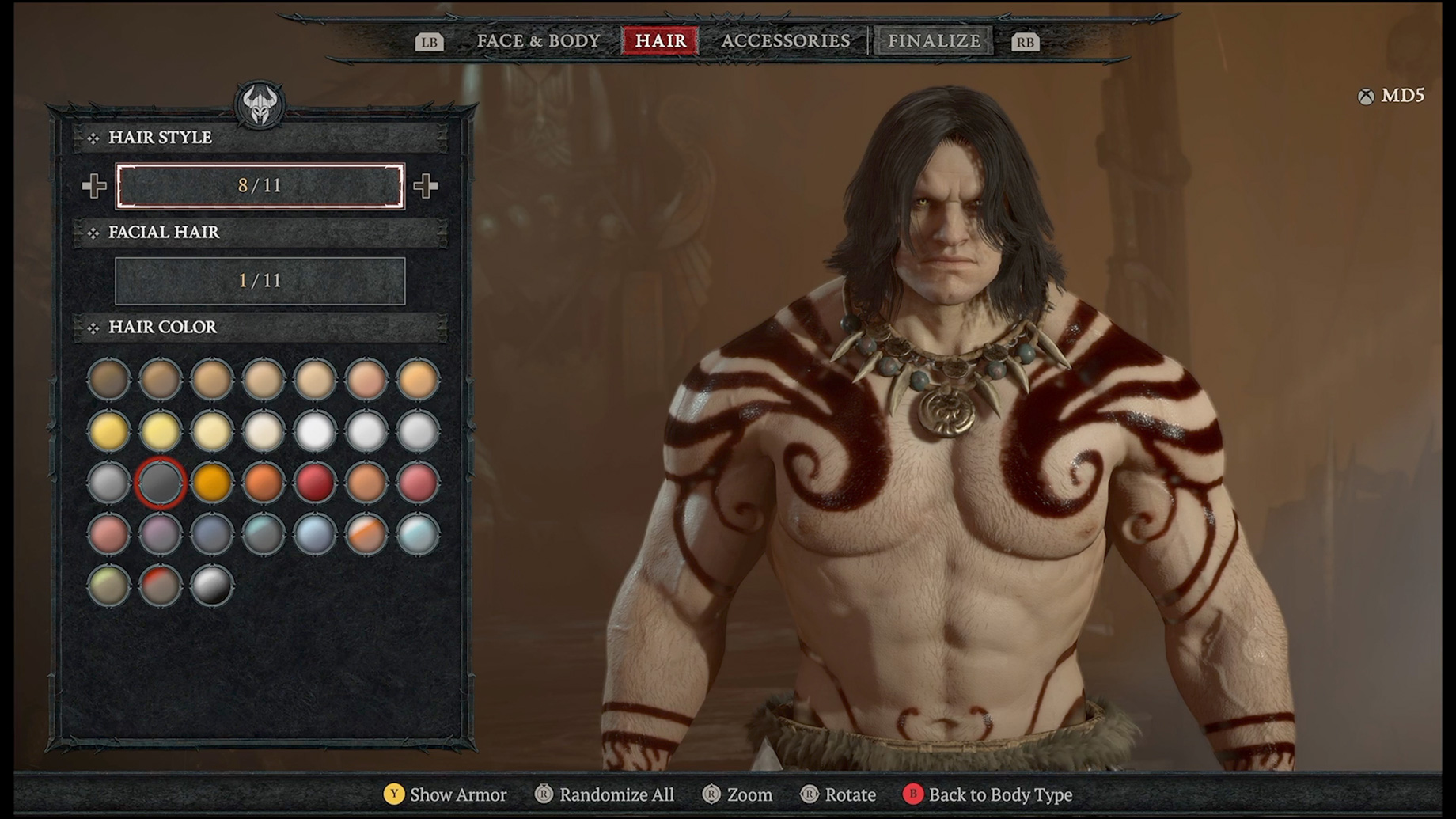 Diablo IV Barbarian Character Creation