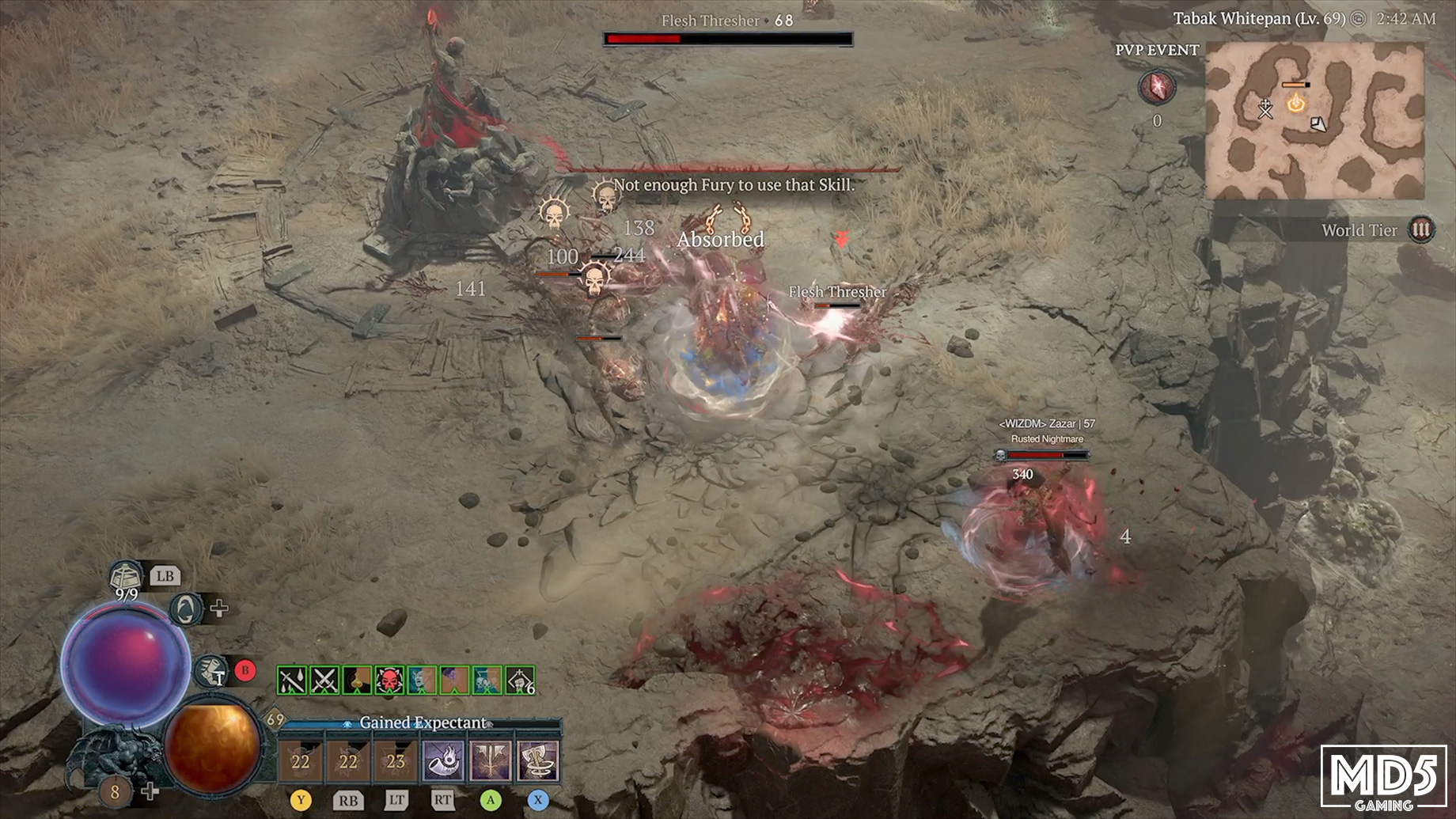 Diablo IV Fields of Hatred PvP Zone Extraction