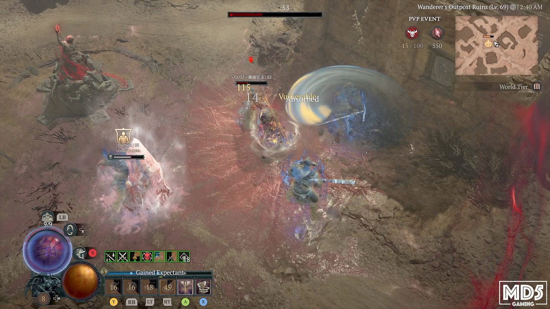 Diablo IV Fields of Hatred PvP Zone