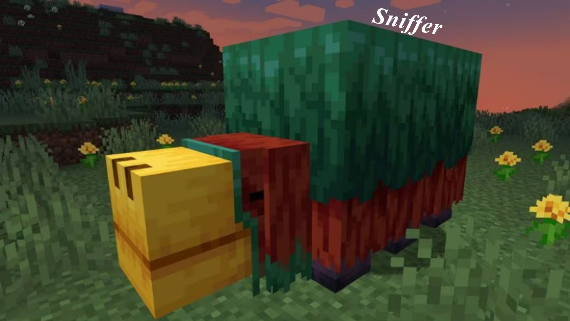 The Sniffer Mob In Minecraft 1.20